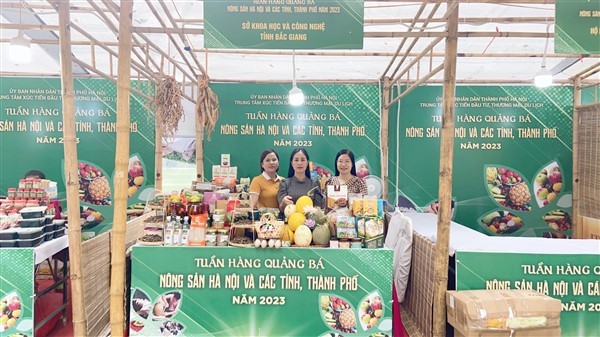 Bắc Giang tham gia chương trình Tuần hàng quảng bá nông sản Hà Nội và các tỉnh, thành phố năm 2023