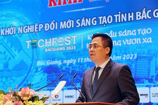 Khai mạc Techfest Bắc Giang 2023 và trình diễn kết nối cung cầu công nghệ