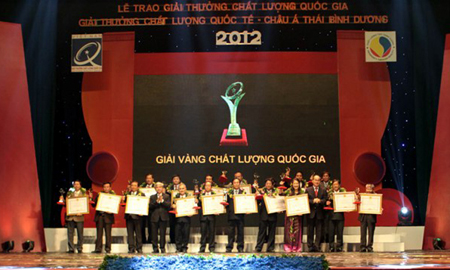 Lễ trao Giải thưởng Chất lượng quốc gia 2012: Vinh danh 67 doanh nghiệp